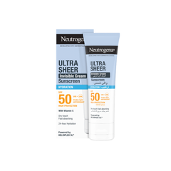 Neutrogena Ultra Sheer Invisible Cream SPF50 Sunscreen, 50ml