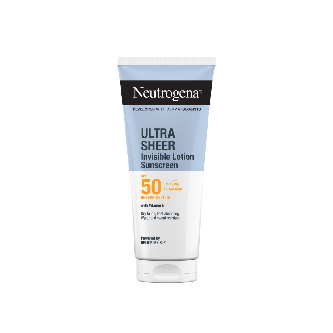 Neutrogena Ultra Sheer Invisible Lotion SPF50 Sunscreen, 200ml
