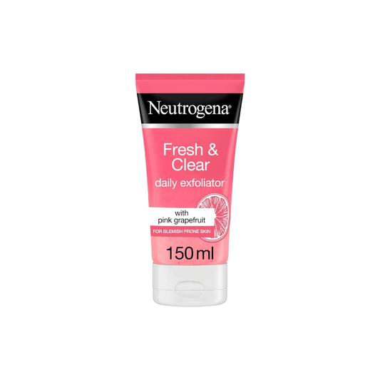Neutrogena Fresh & Clear Daily Exfoliator, Pink Grapefruit & Vitamin C, 150ml