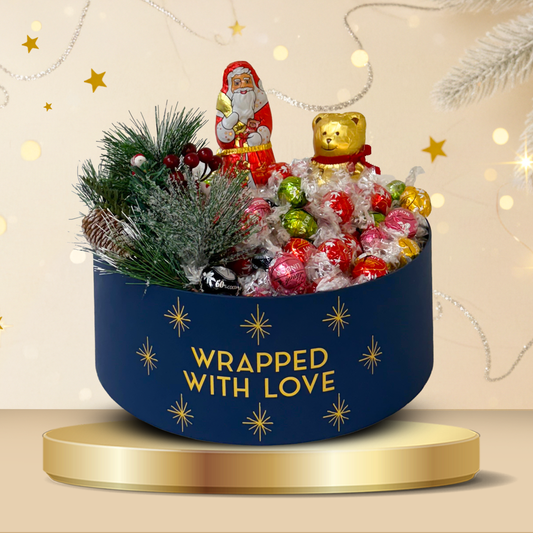 Lindt Christmas Hamper Lindor Assorted 1Kg + Teddy 100g + Santa 125g