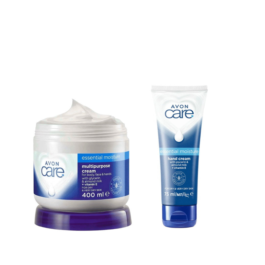 Avon Pack Essential Moisture Multipurpose & Hand Cream