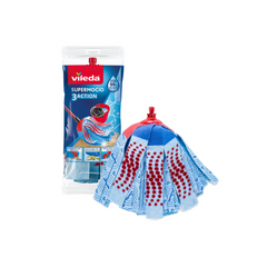 Vileda Supermop 3-Action Blue Refill