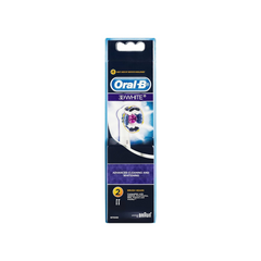 Oral-B 3D White Replacement Toothbrush Heads, 2 Heads