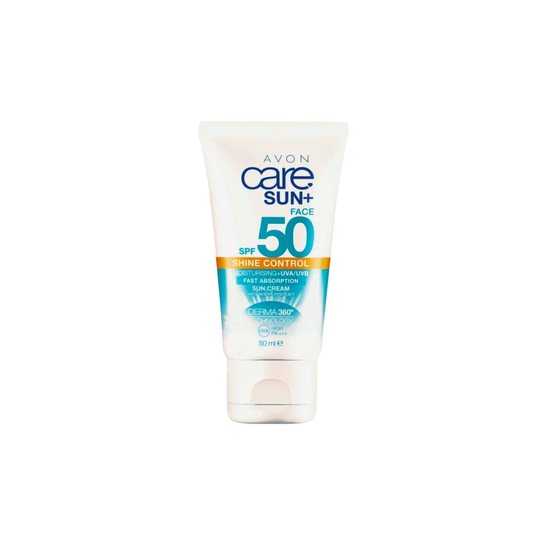 Avon Shine Control Moisturizing Face Sun Cream 50ml, SPF 50