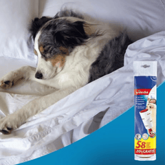 Vileda Pro Pet Lint Roller Refill, Efficient, Gentle on Fabrics, Comfortable For Hair/Dust/Dirt Particles/Fluff/Other Dirt Particles 2x 29 Sheet