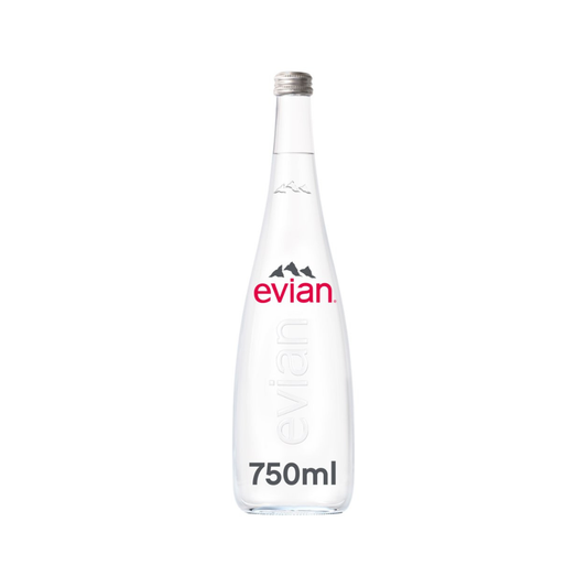 Evian Mineral Water Glass 75cl