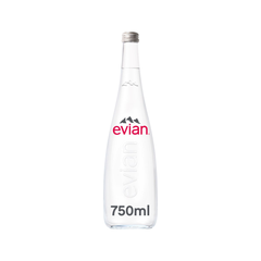 Evian Mineral Water Glass 75cl