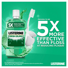 Listerine Mouthwash Fresh Burst, 250ml