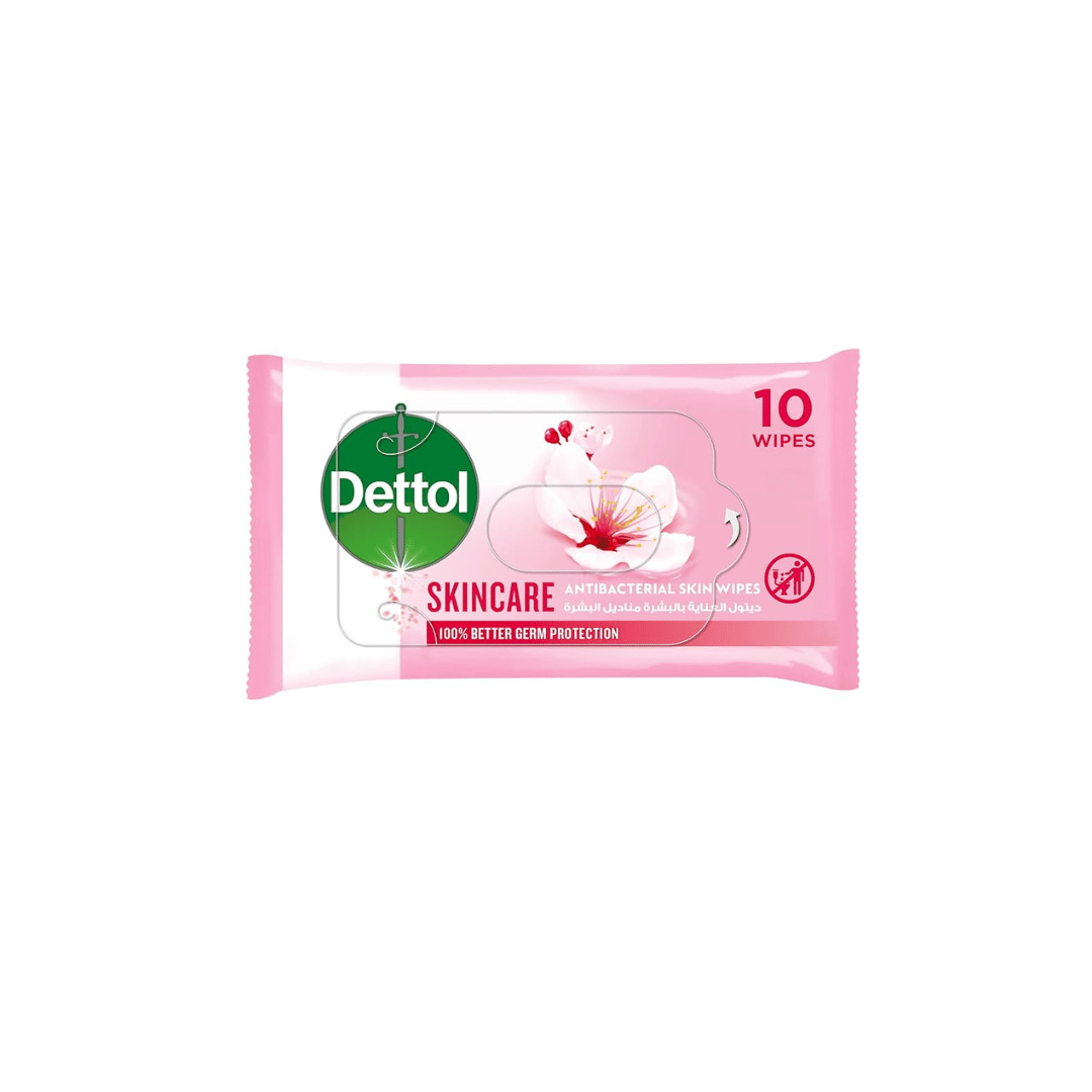 Dettol Antibacterial Wipes Sensitive Skincare 10s