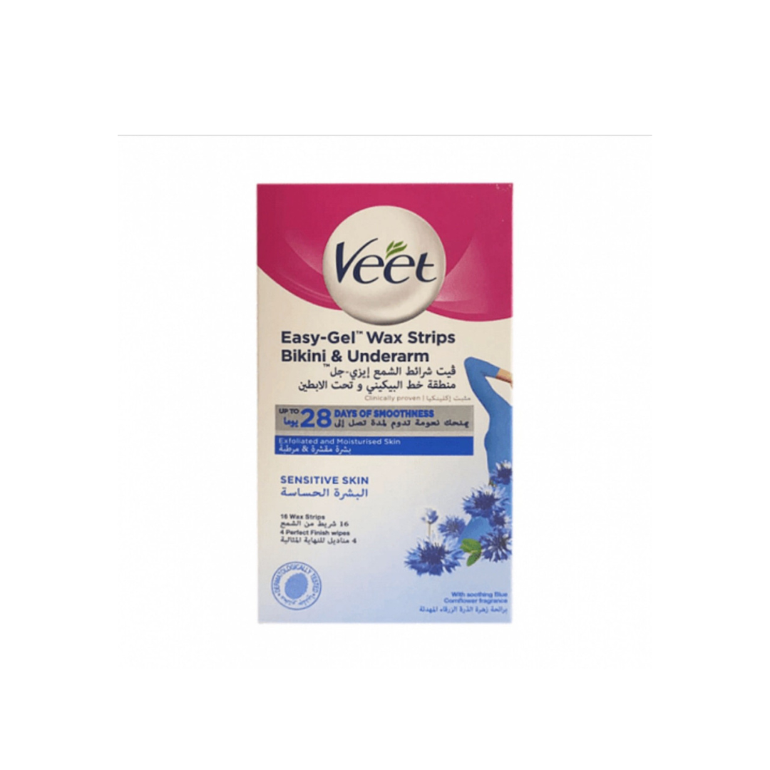 Fattal Online Buy Veet Wax Strips Bikini & Underarm Sensitive Skin