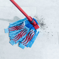 Vileda Supermop 3-Action Blue with Handle