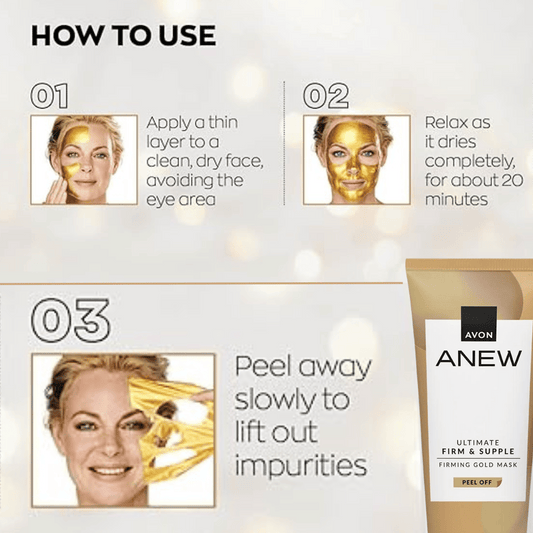 Avon Anew Radiance Maximizing Gold Mask, 75ml