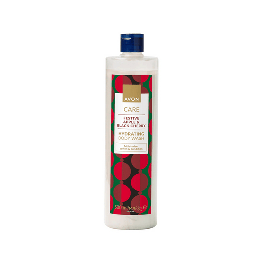 Avon Care Festive Apple & Black Cherry Body Wash, 500ml