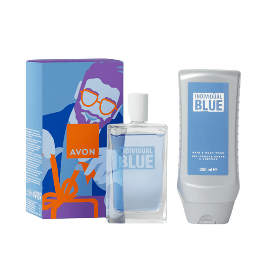 Avon Individual Blue, For Him, Gift Set