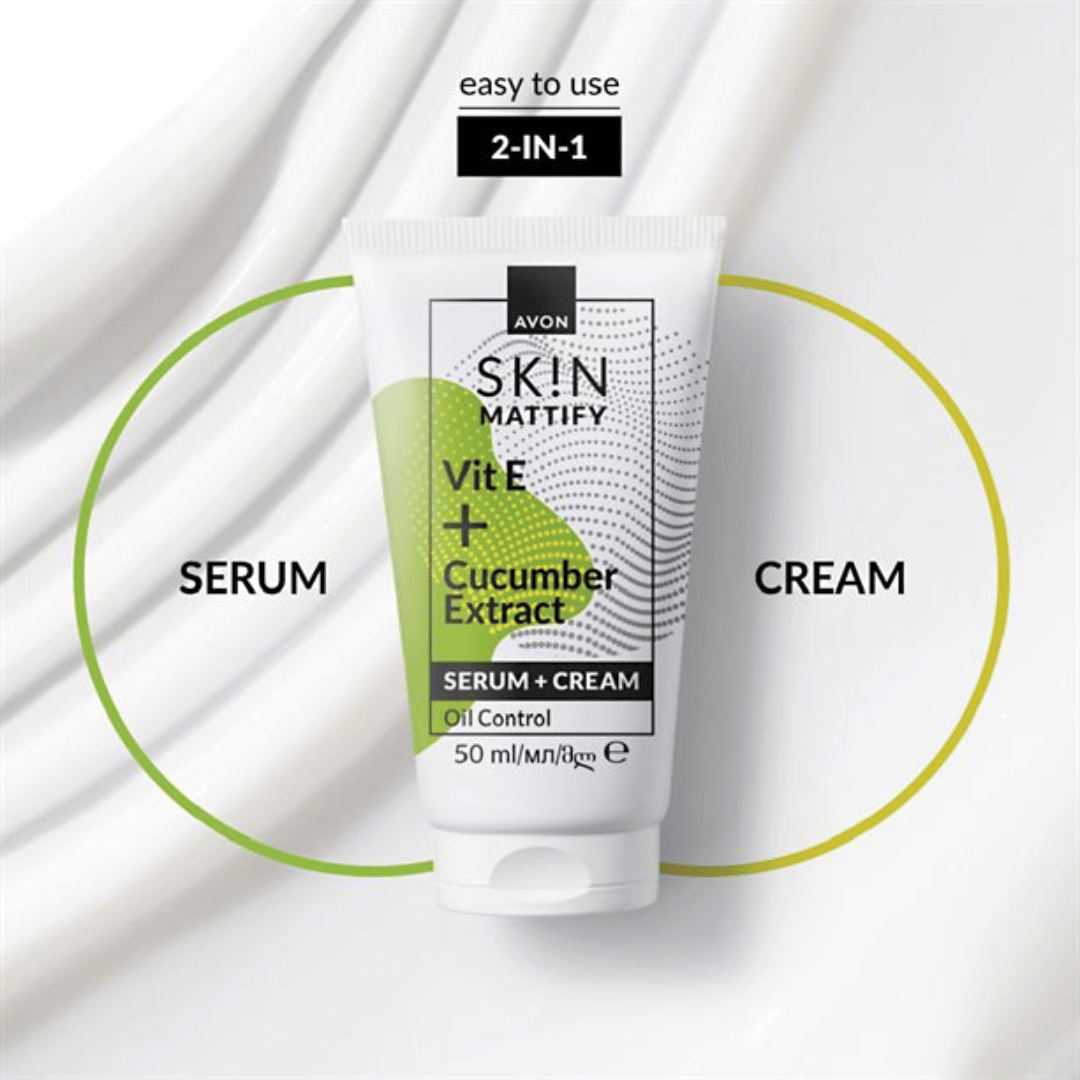Avon SK!N Mattify Serum + Cream, 50ml
