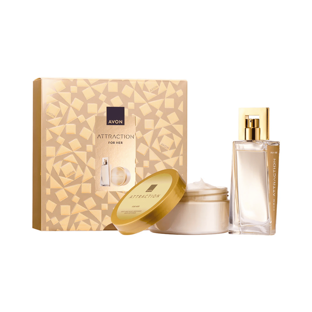 Avon Attraction For Her Giftset, EDP 50ml + Body Lotion