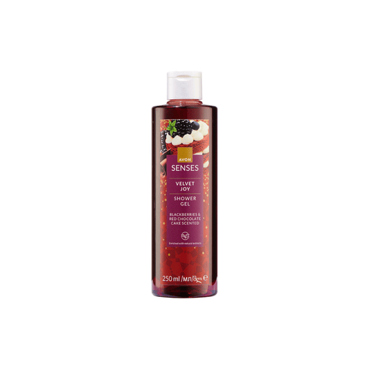 Avon Senses Festive Red Velvet Gel Shower Gel, 250ml