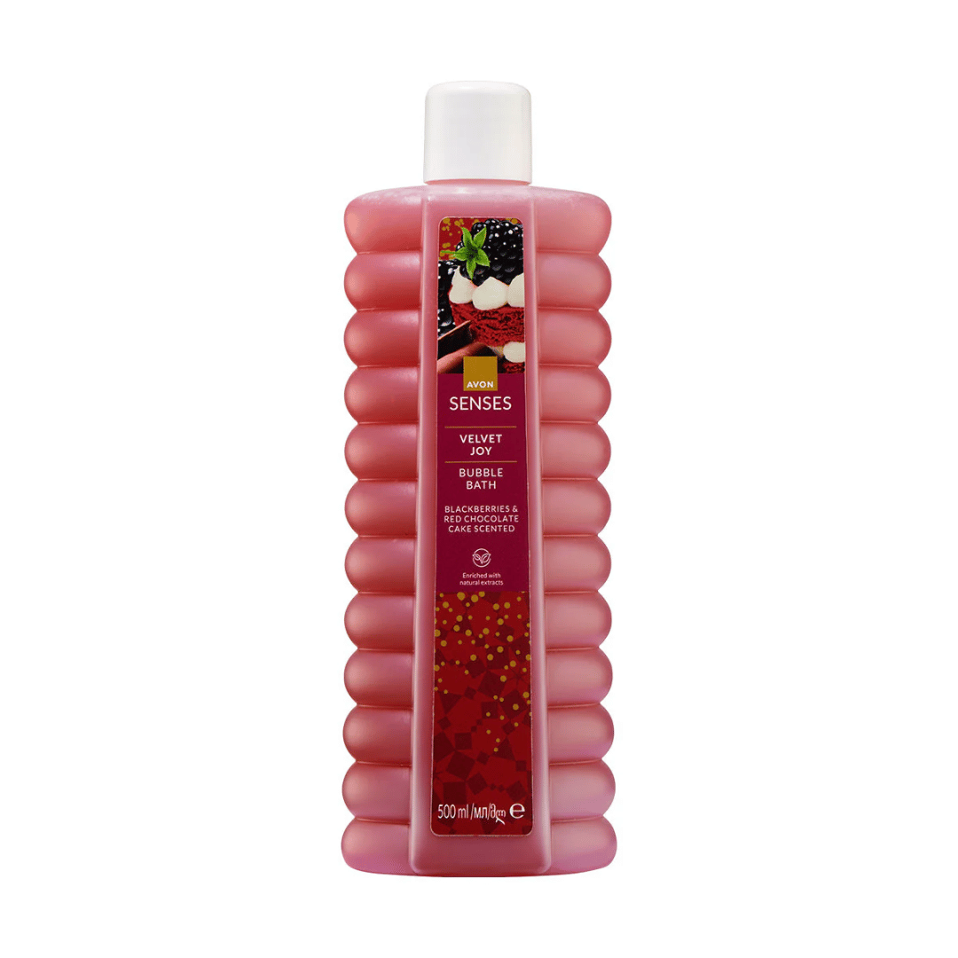 Avon Senses Festive Red Velvet Bubble Bath, 500ml