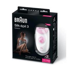 Braun Silk-épil 3 3270 Epilator with 2 extras incling Shaver Head