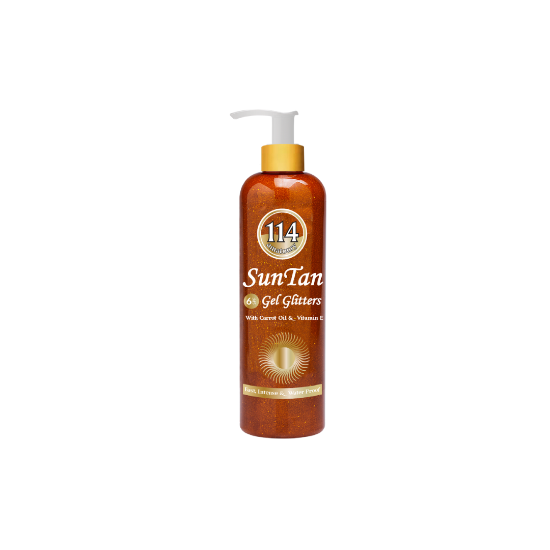 Amatoury Sun Tan Gel Oil + Paillettes 280ml