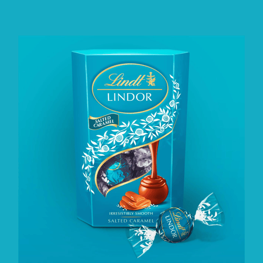 Lindt Lindor Salted Caramel Milk Chocolate Truffles, 200g