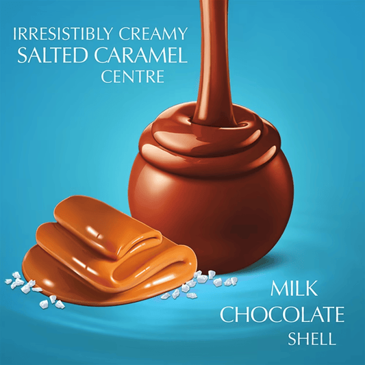 Lindt Lindor Salted Caramel Milk Chocolate Truffles, 200g