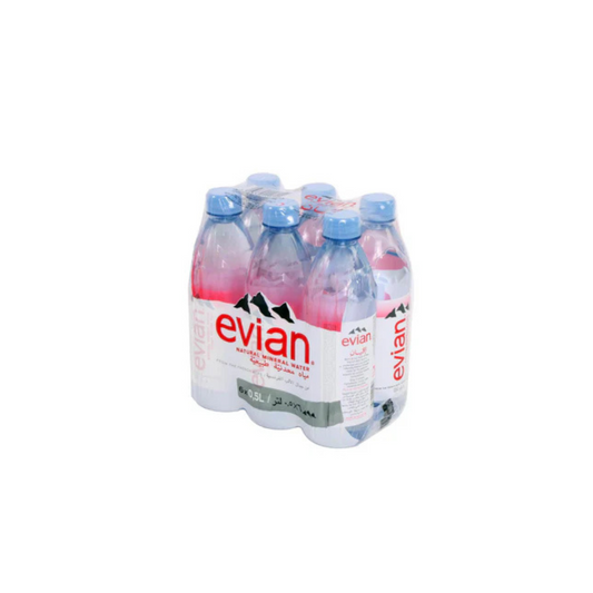 Evian Eau Minerale Prestige 50CL, Pack Of 6