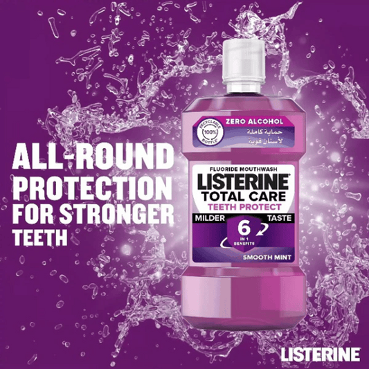 Listerine Mouthwash Total Care Zero Alcohol 500ml, 35% OFF
