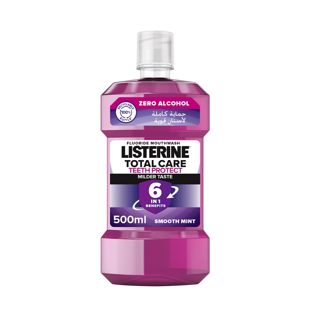 Listerine Mouthwash Total Care Zero Alcohol 500ml, 35% OFF