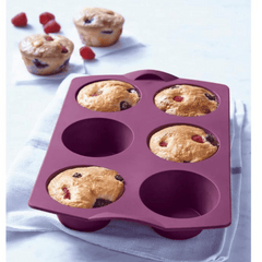 Tupperware Silicone Form-Tupcake, Muffin Tray - Purp