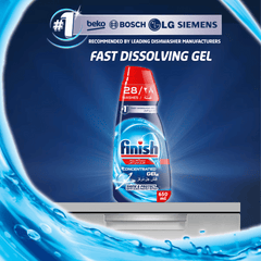 Finish All in 1 Power Gel Dishwasher Cleaner Regular, 650ml