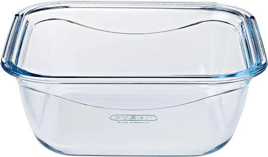 Pyrex Cook & Go Glass Square dish with Lid, 0.8L, 285PG00