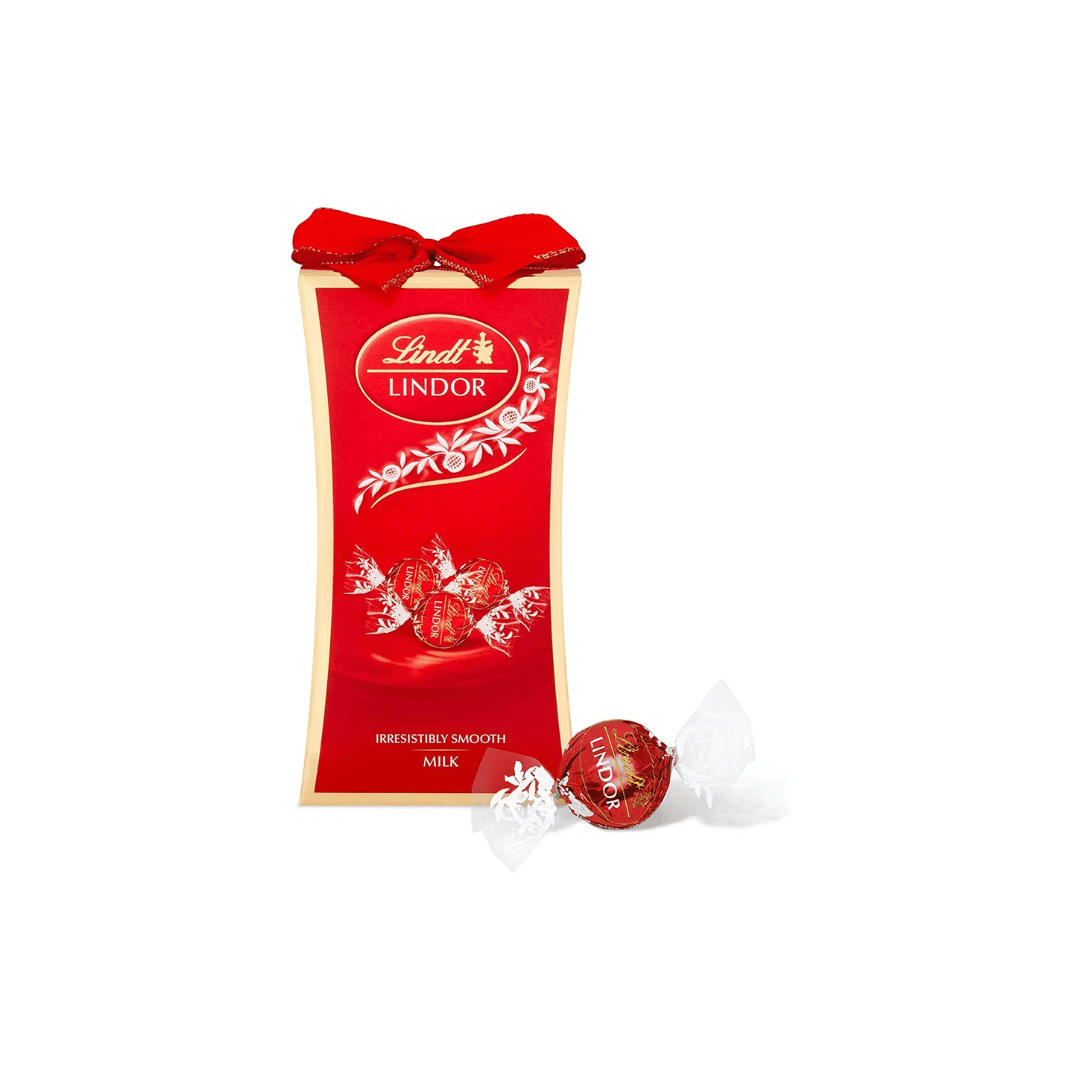Lindt Lindor Pillar Milk Chocolate Truffles 75g