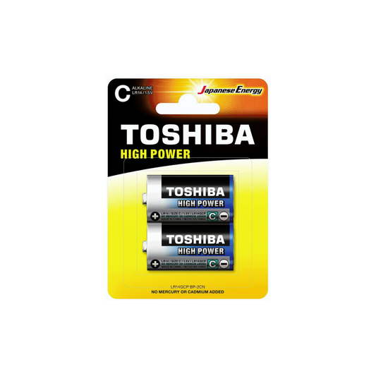 Toshiba Batteries High Power C2 Alkaline LR14 152651