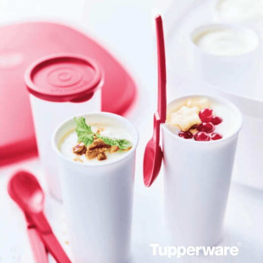 Tupperware Yoghurt Maker Red - S white