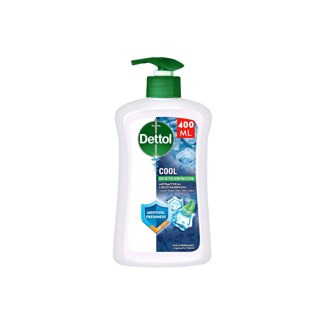 Dettol Antibacterial Cool Menthol Freshness Handwash 400ml