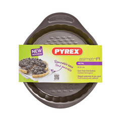 Pyrex Asimetr Flan Pan Removable Base 25cm, AS25BQ0