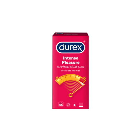 Durex Intense Pleasure Condom, Pack of 12