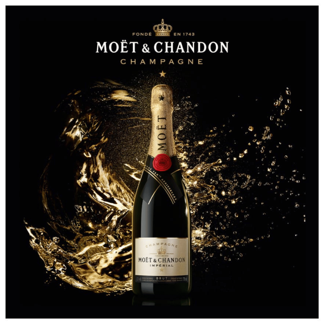 Moet Et Chandon Impérial Brut Champagne 75cl, Gift Pack