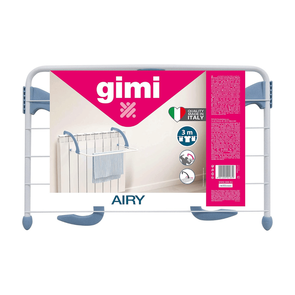 Fattal Online - Buy Gimi Dryer Rack Airy with 2 Brackets, 3m Drying ...