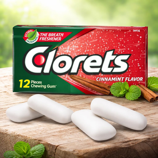 Clorets Gum Cinamint 16.8g, 12s