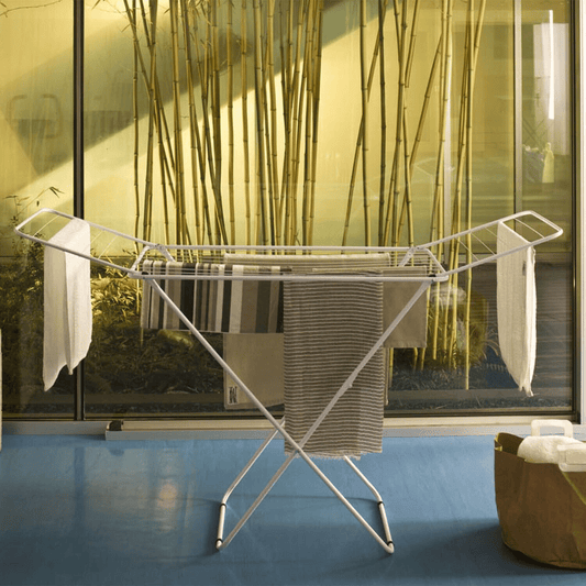 Gimi Dryer X-Leg Jolly Silver Steel, 18m Drying Length