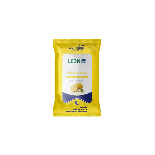 Leen Antibacterial Wipes Lemon x15