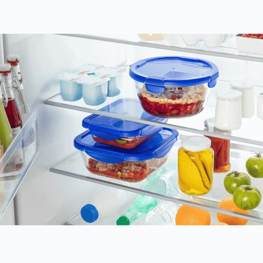 Pyrex Cook & Go Glass Round dish with lid 0.2L , 894PGPB