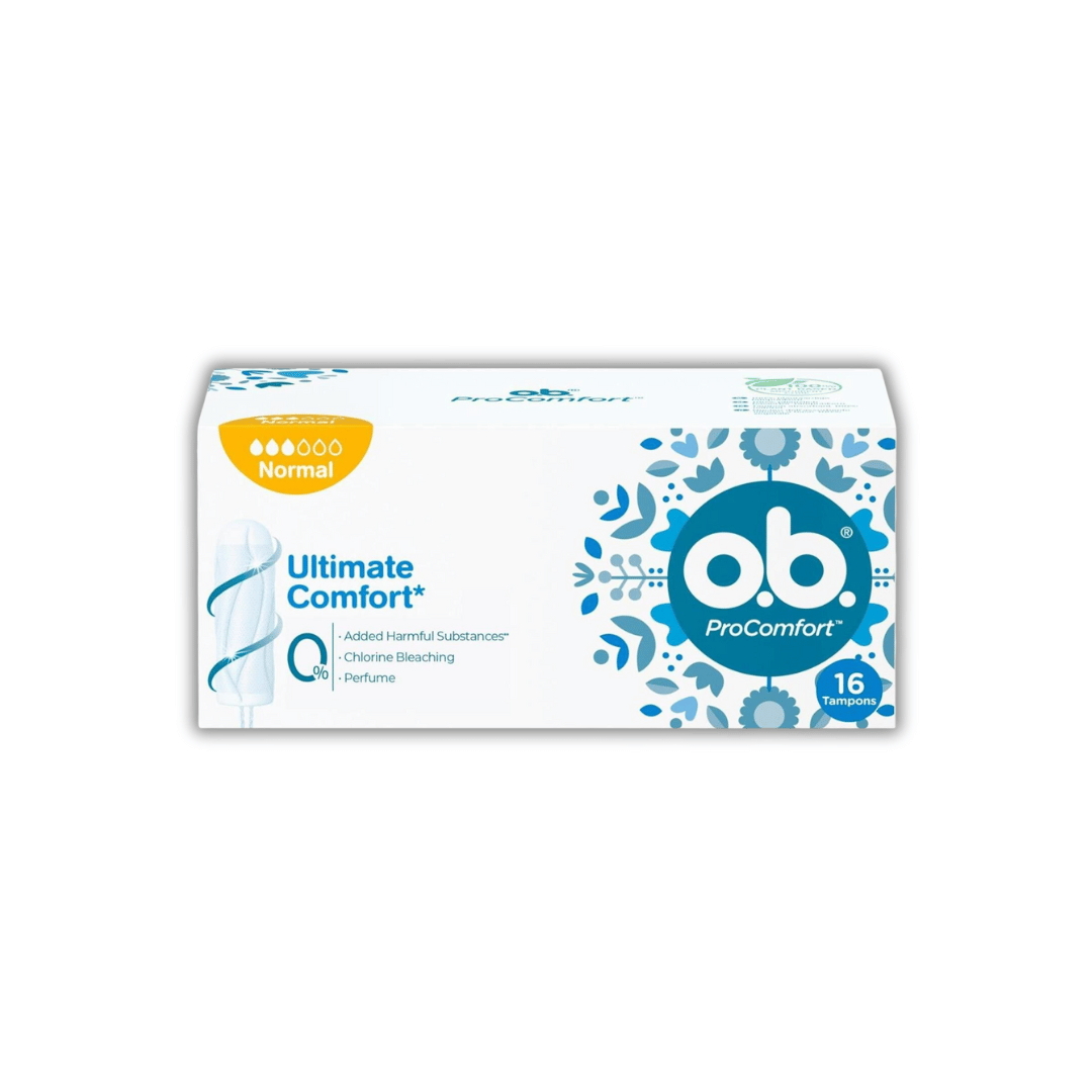 O.B. Procomfort Normal Tampons 16's