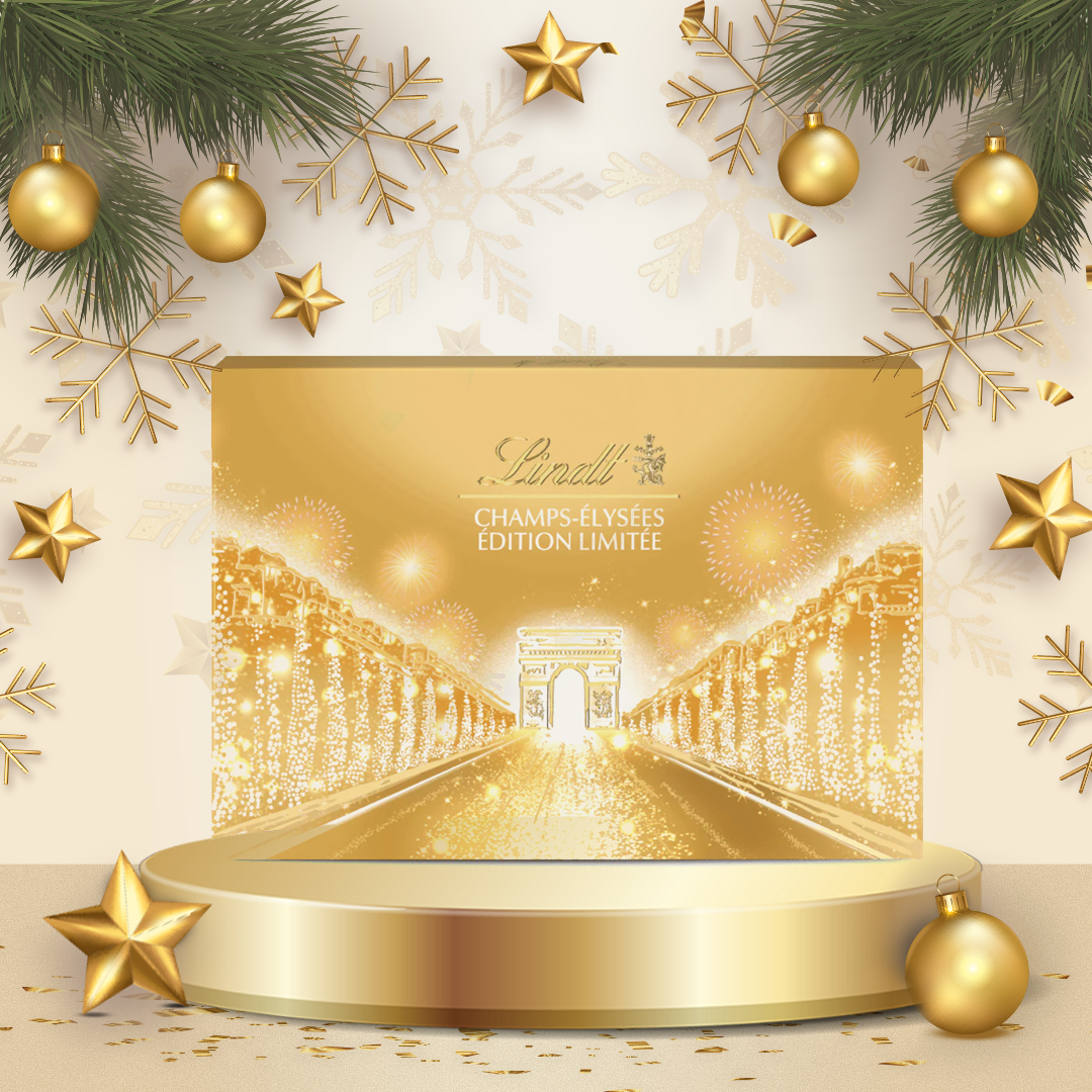 Lindt Champs-Elysées Pralinés Gold, Gift Box 468g