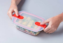 Pyrex Cook & Heat Glass Rectangular Dish With Lid, 2.5L, 216PH00