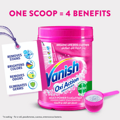 Vanish Stain Remover Oxi Action Pink 500g, -20% OFF