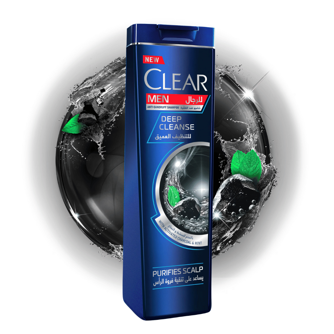 Clear Anti-Dandruff Men Shampoo Deep Cleanse 600ml