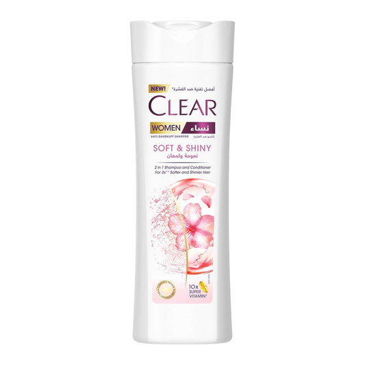 Clear Anti-Dandruff 2in1 Shampoo Soft & Shiny 600ml